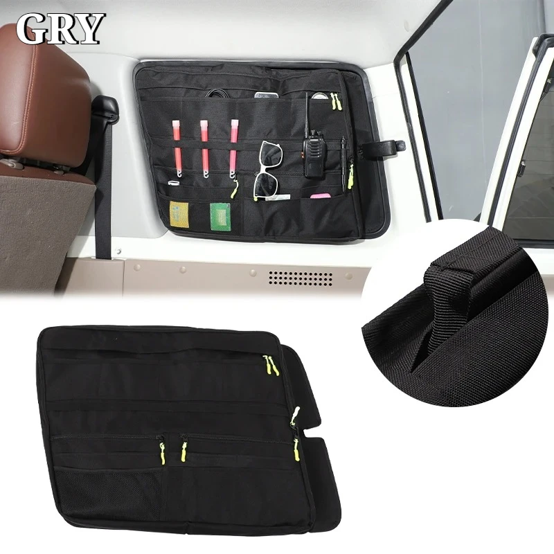 Car Trunk Windows Storage Bag Stowing Tool Organizer For Toyota LC76 (5 Doors) 2007-2026 Oxford Cloth Interior Car Accessories