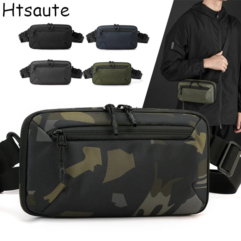 

Модные многофункциональные нагрудные сумки с несколькими отделениями для хранения, мужская сумка на плечо, подходящая для ежедневного использования, занятий спортом, велоспорта