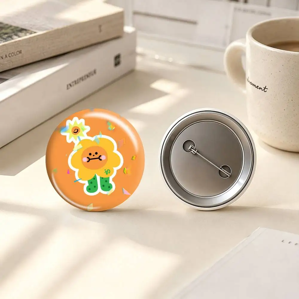 M-Mascot GMMTV 25mm 32mm 44mm 58mm 75mm Brooches Badges Pins for Accessories Gift