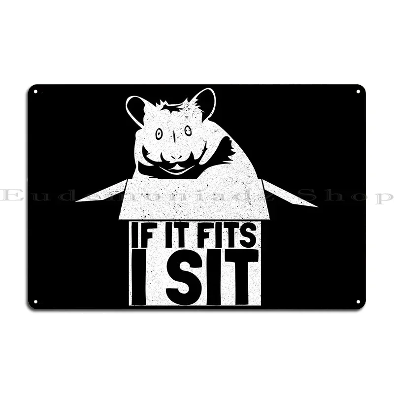 Hamster Metal Sign Design Wall Cinema Design Wall Mural Tin Sign Poster
