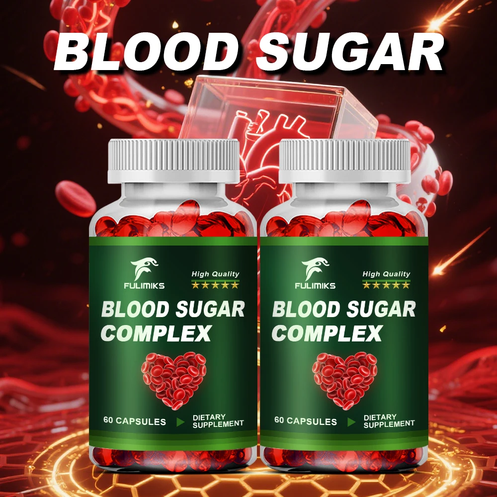 Fulimiks Blood Sugar Complex Supplement, With Cinnamon, Vitamins, Maintain Healthy Blood Sugar Levels, Metabolic Balance, Immune