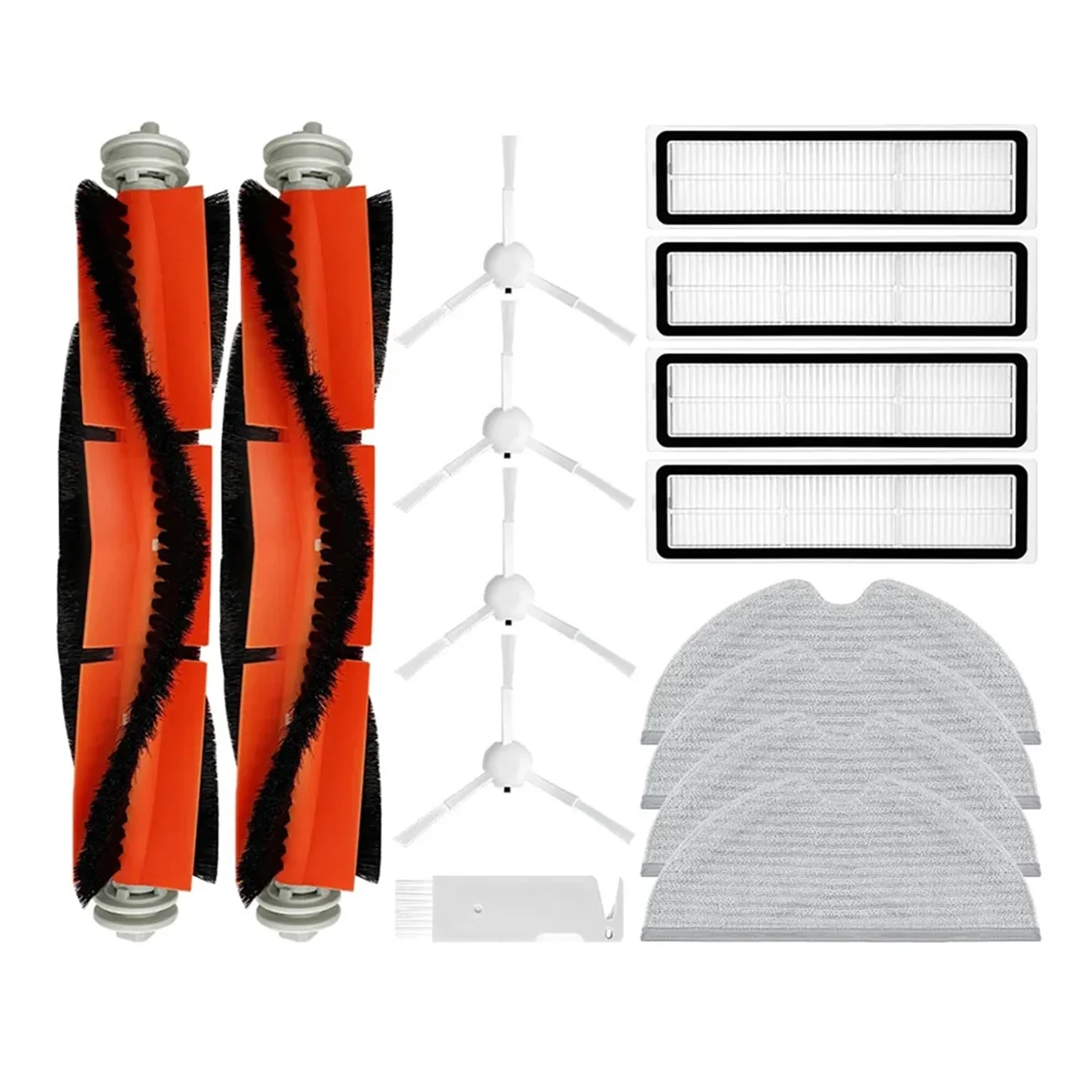 Для поиска робота LDS Вакуумный Швабра Finder / RLS3 аксессуары основная боковая щетка Hepa фильтр Швабра тряпка