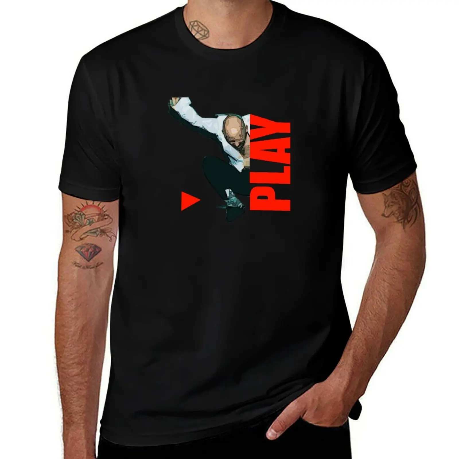 

Moby Play T-Shirt Fashion Letter Print T-Shirt
