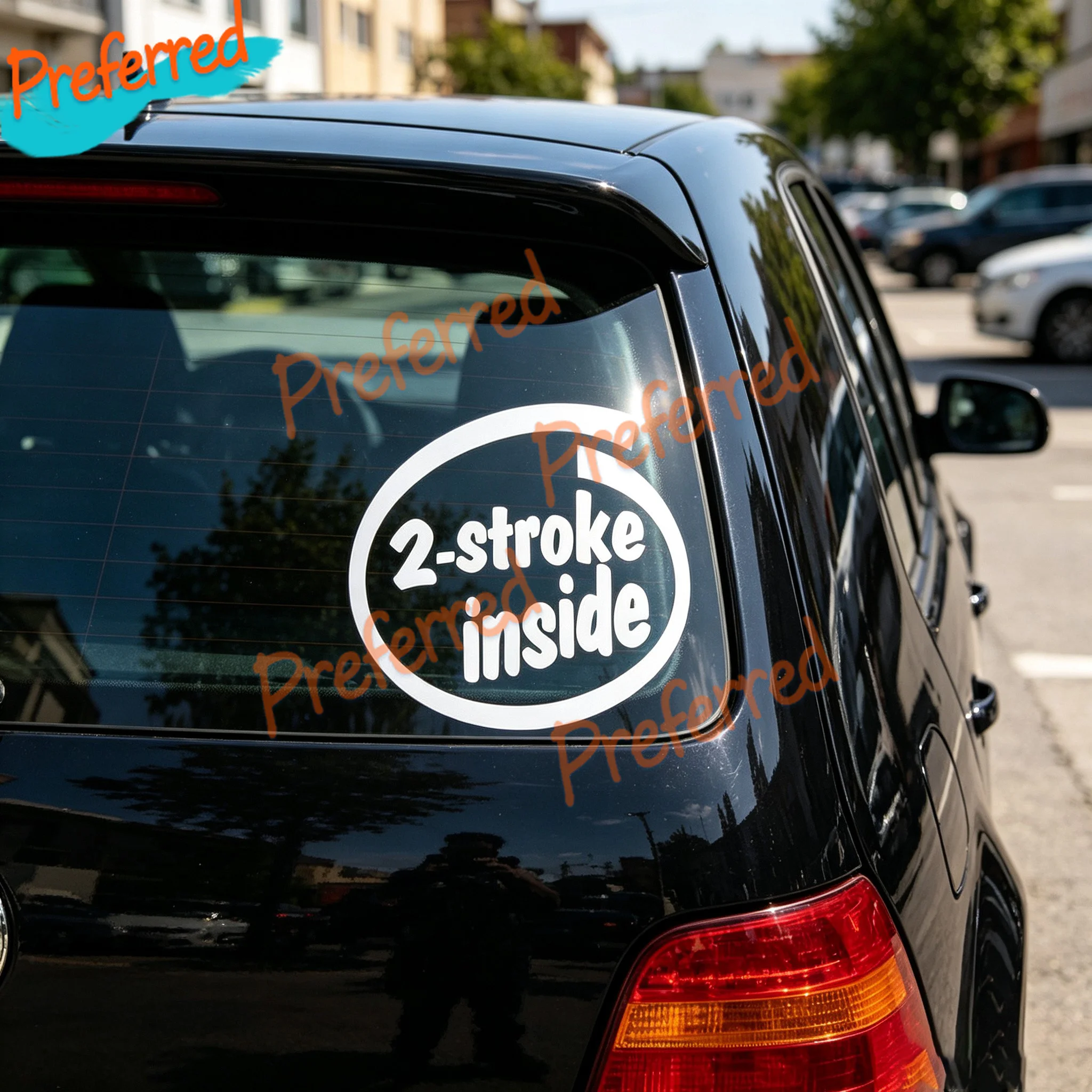 2x JDM STROKE INSIDE Funny Car Truck Sticker Window Decal Best Gift - Customizable in Any Sticker Size - No Background