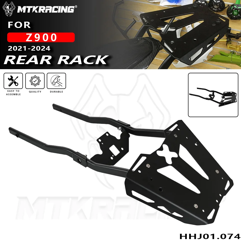 

FOR KAWASAKI Z900 2021-2024 Motorcycle Rear Luggage Rack Carrier Case Support Holder Bracket trunk cargo bracket