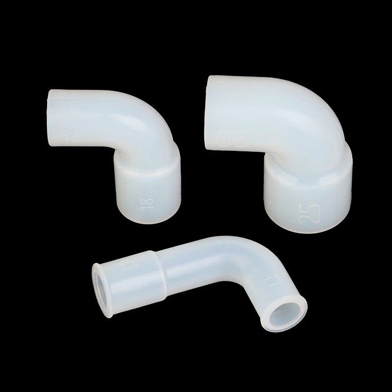 Rubber Fish Tank Garden Irrigation Silicone Elbow Soft Hard Pipe Connector Variable Diameter Elastic Right Angle Rubber Coupling