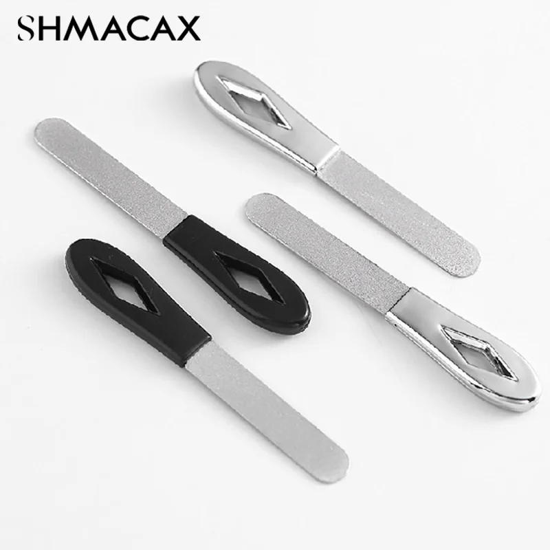 1PC Double Sided Nail Files Stainless Steel Manicure Pedicure Grooming For Professional Finger Toe Nail Care Tools Accessories