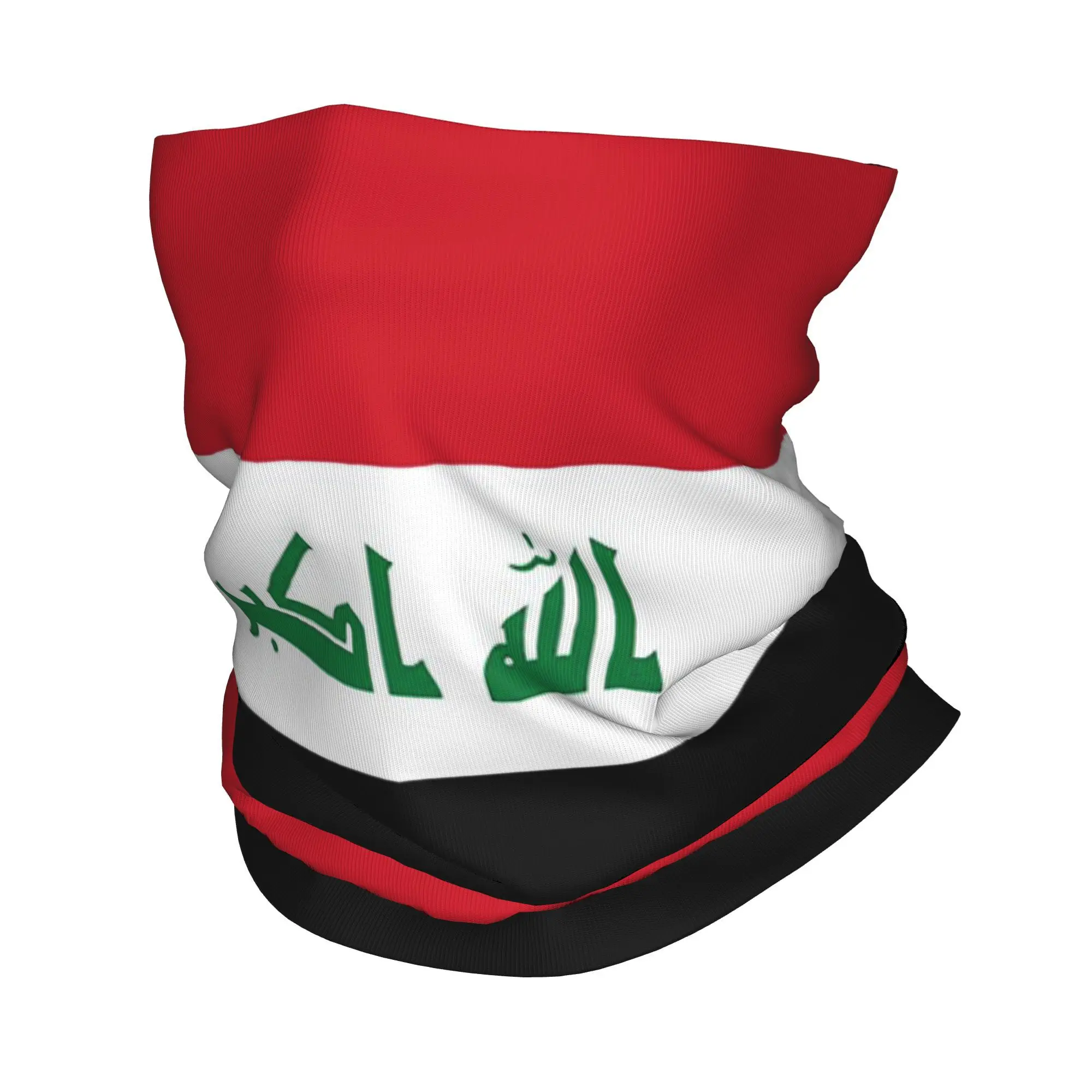 

Iraq Flag Bandana Neck Cover Printed Mask Scarf Multifunction Headwear Cycling Unisex Adult Winter