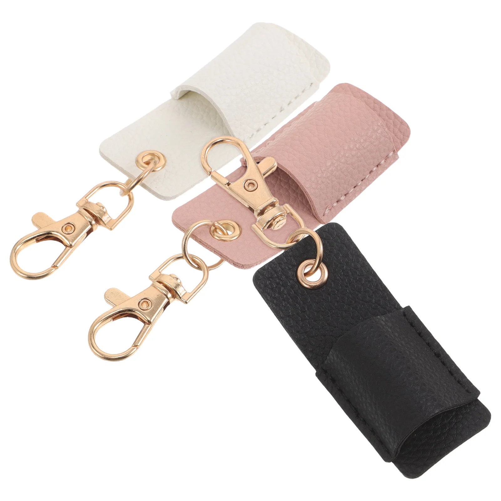 Porte-clés à fente unique, 3 pièces, lanière Portable, porte-stylo, pochette antidérapante pour étui à stylo unique, utilisation au bureau des médecins