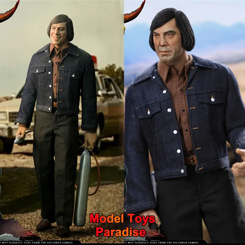 PRESENT TOYS PT-sp69 1/6 Men Soldier Anton Chigurh Mushroom Head Killer Full Set 12'' Action Figure Collectible Toys Gifts