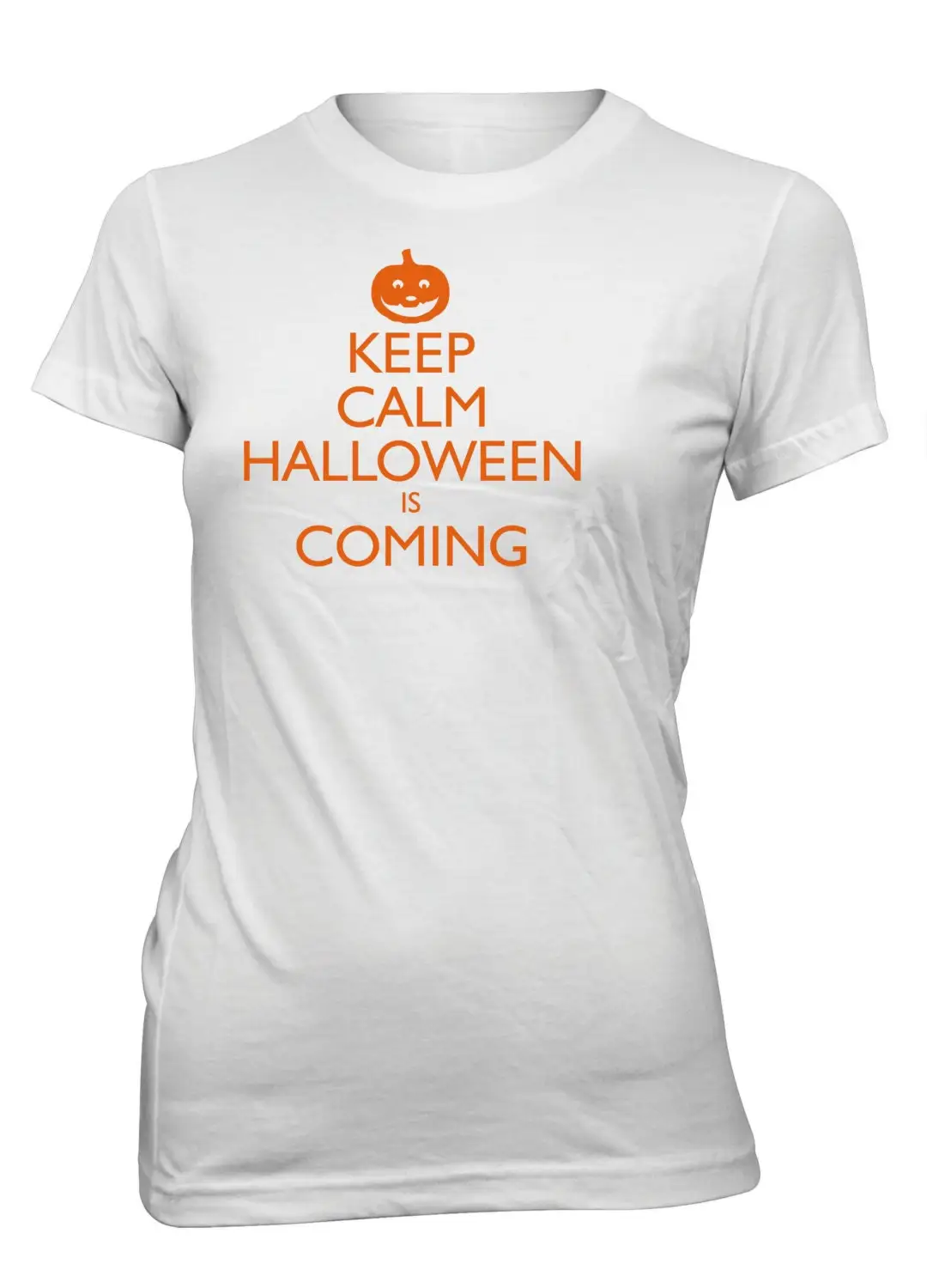 

Keep Calm Halloween Is Coming Funny T Shirt For Juniors