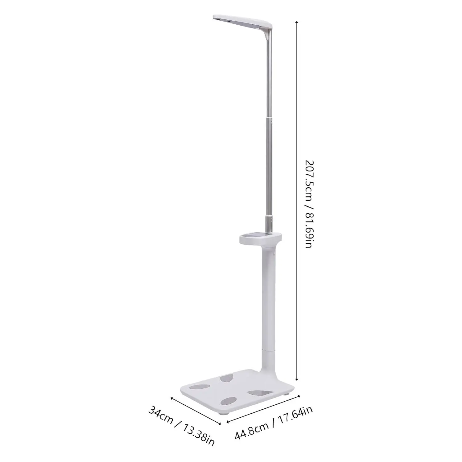 440Lb Scale Loss Professional Multifunction Physician Doctor Office Medical Measure Height+Lcd