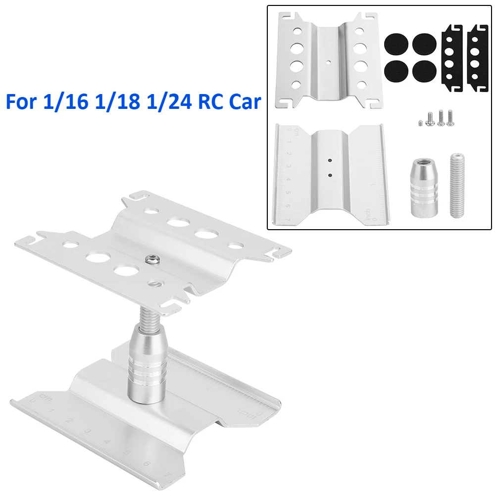 RC Auto's Gereedschap Verhogingswerkstandaard Montageplatform 360 Graden Draaibaar Reparatiestation voor 1/8 1/10 1/18 1/24 Buggy Crawler Auto