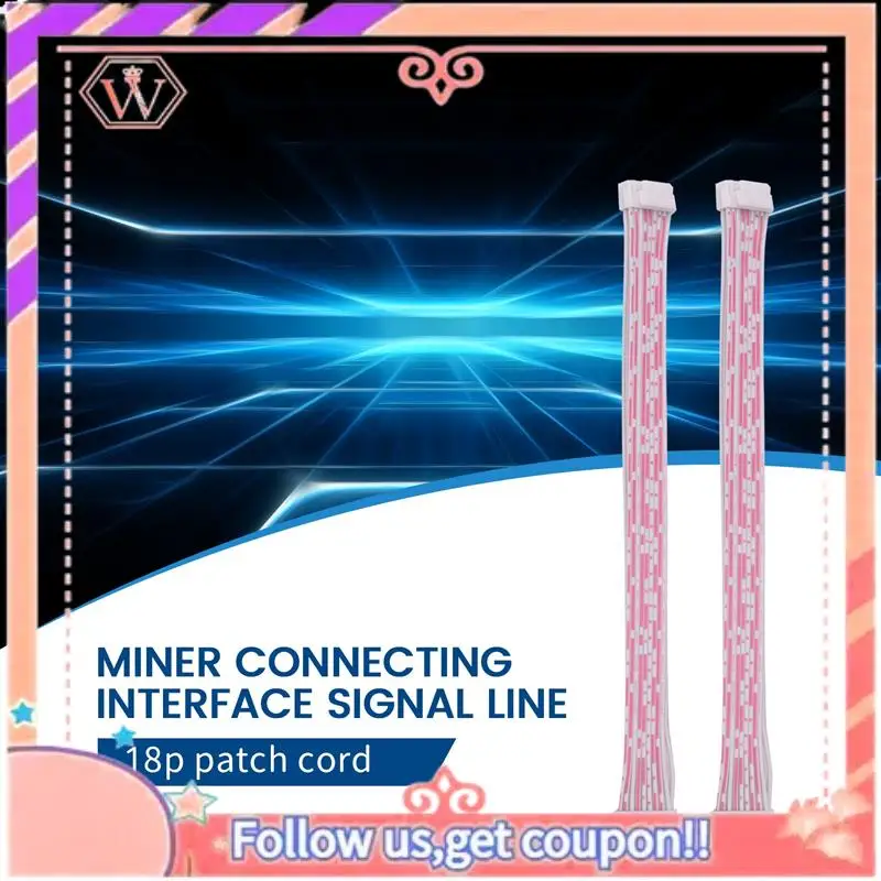 Модернизированный 20 шт. 18-контактный сигнальный кабель 2X9 контактов Miner Connect Date кабель для машины Antminer S9 S7 L3, расстояние между сообщениями 2 мм