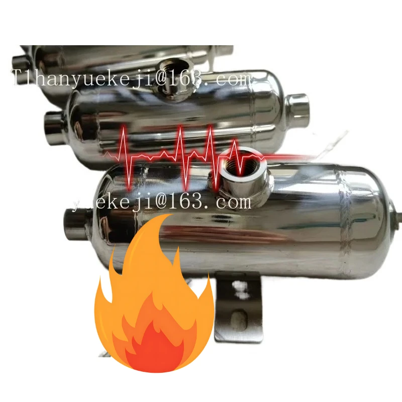 2026new modelMiniature Stainless Steel Air Storage Tank Pressure Vacuum Negative Pressure Air Pack Pressure Tank Air Compressor