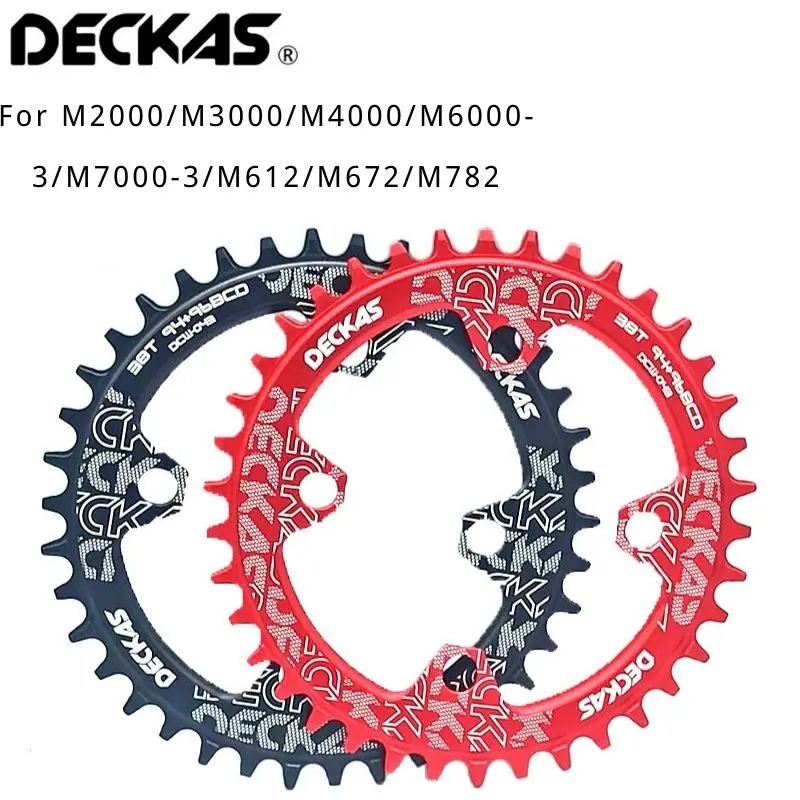 DECKAS 94+96 BCD for M4000 M4050 GX NX X1 Crank Bicycle Chainwheel Round/Oval 32T 34T 36T 38T MTB Chainring Mountain Crown Parts