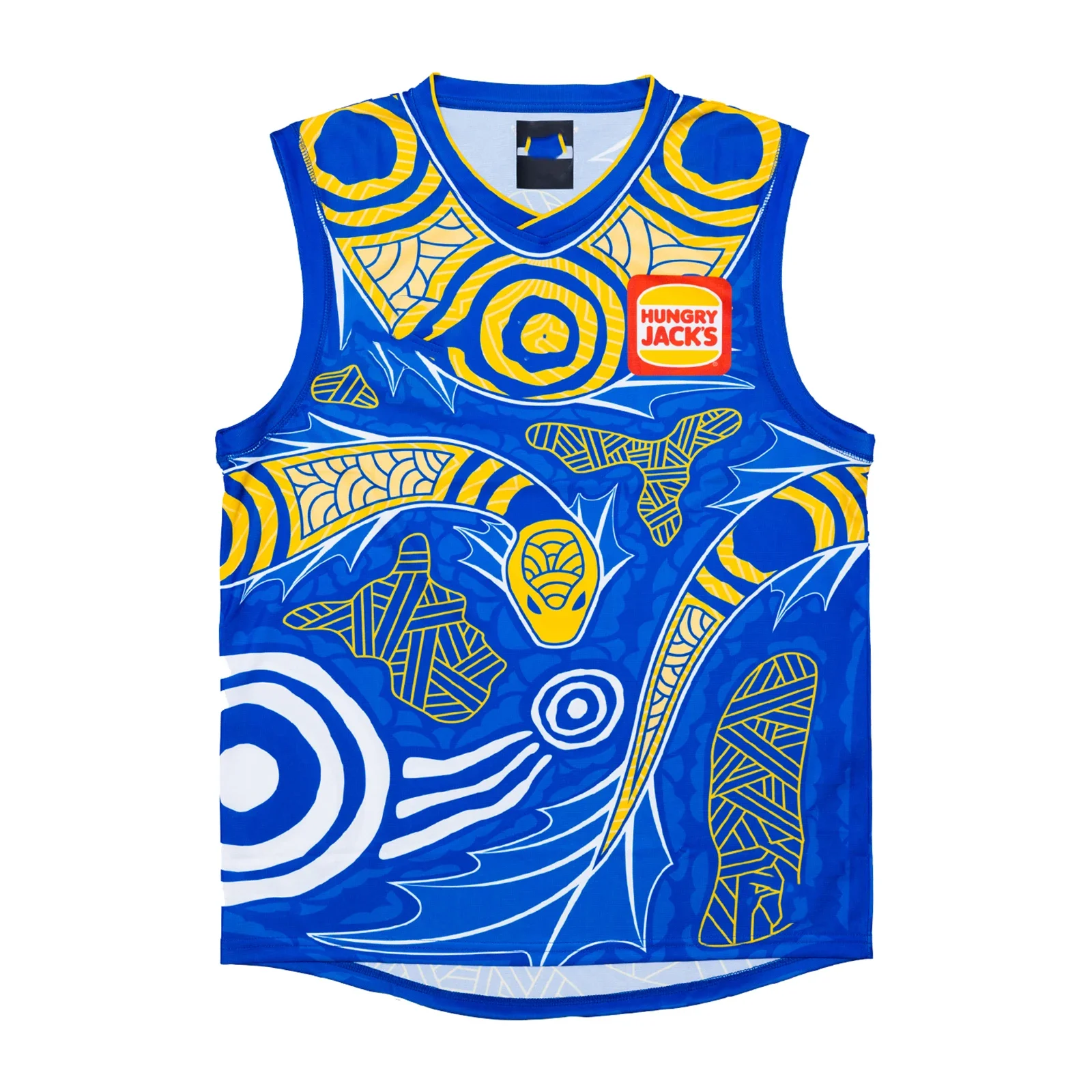 

2021 West Coast Eagles Castore Men's Indigenous Guernsey