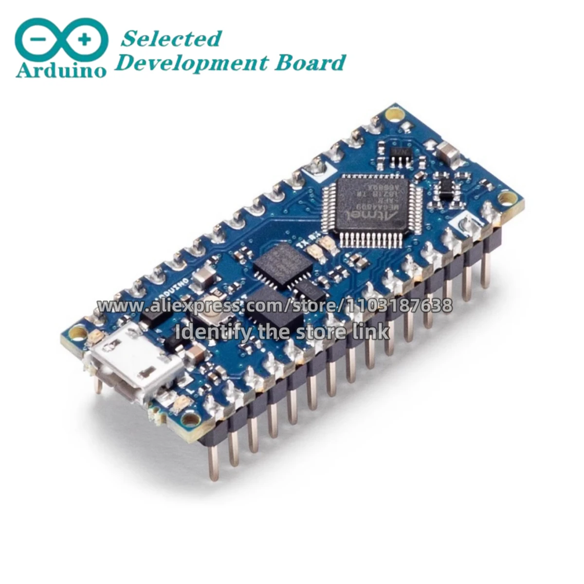 1PCS/LOT Arduino Nano Every with headers ABX00033 ATMega4809 Development Board Original stock