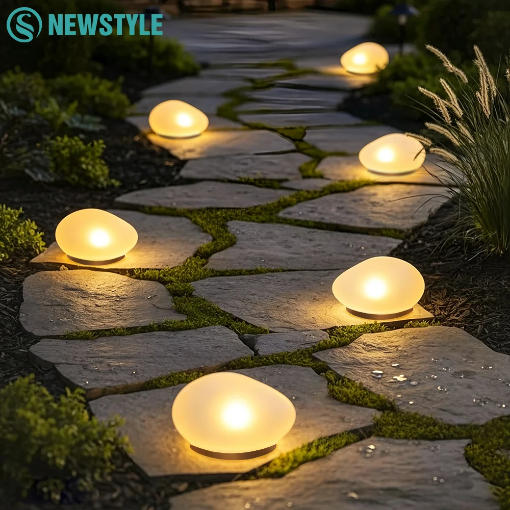 Smart Garden Spotlights - Lampu Taman Tenaga Surya Bentuk Batu