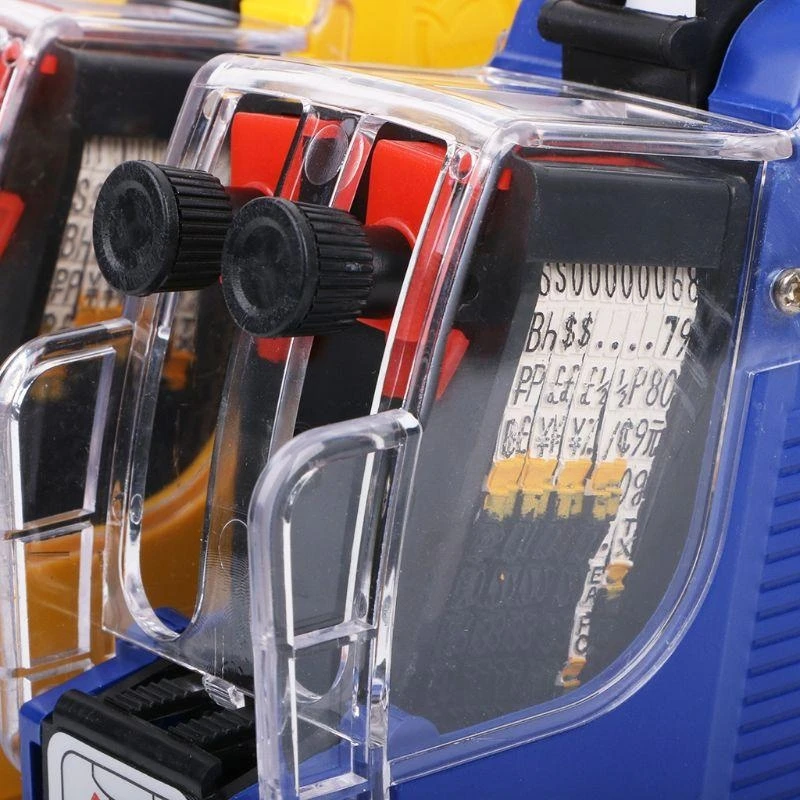 MX-6600 10 cifre a due righe etichetta per etichetta tag a due righe 2 righe per prezzi dettaglio Strumento del tag prezzi