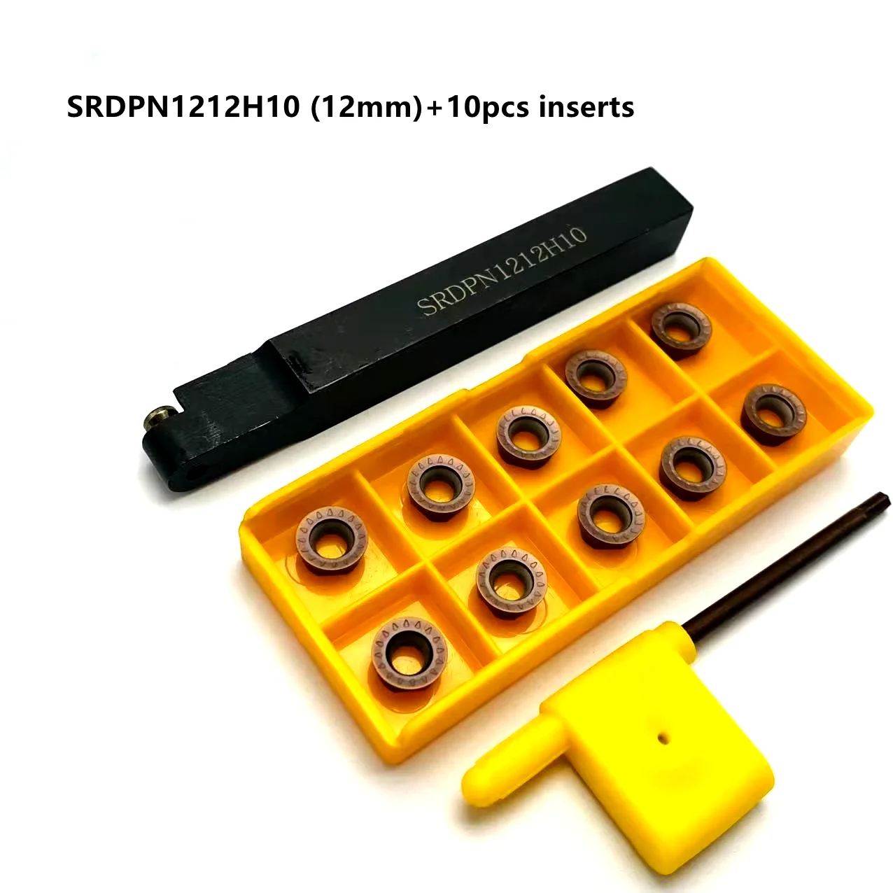 Boring Bar CNC Outer Tool Holder, SRDPN1010H10 SRDPN1212H10 SRDPN1616H10, Suporte da Ferramenta de Torneamento, RPMW1003MO, RPMT10T3MO, Inserção R5