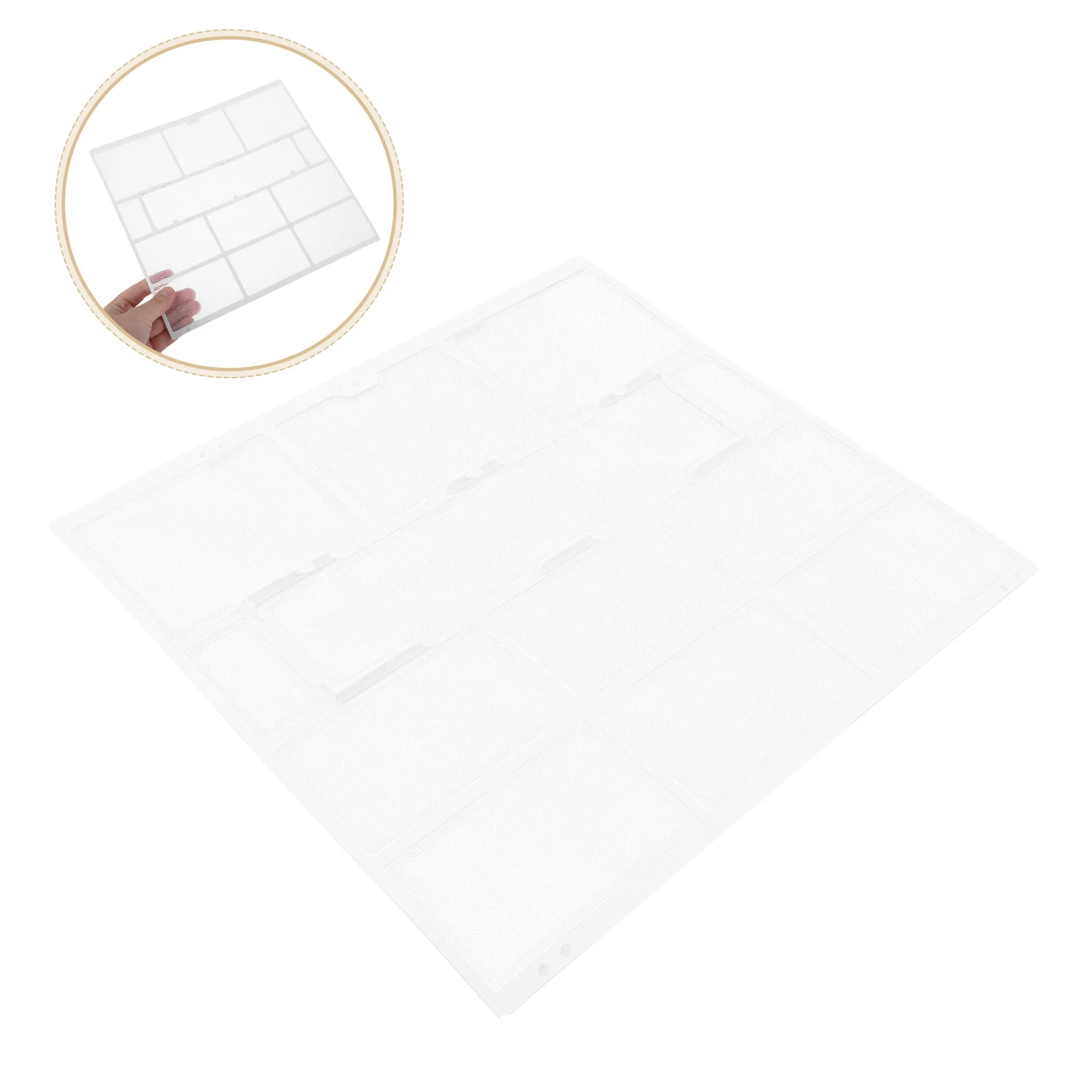 

Air Conditioner Filters Indoor Dust Cover Replacement for 1-1.5 Ton Window Units High Efficiency Plastic Mesh Air Purifier