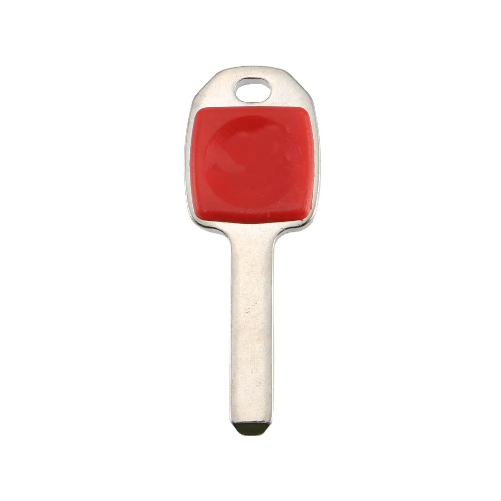 New Blank Motorcycle Uncut Key Red Length 34mm for Harley Motorbike Spare Part Replacement Accessory