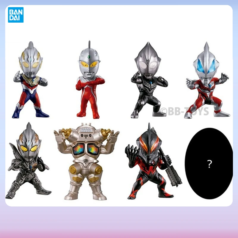 In Stock BANDAI Candy CONVERGE MOTION  Ultraman Tiga Seven Geed Belial Trigger King Joe Anime Action Figures Toys Gifts