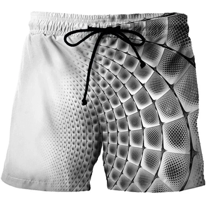 Men Boxer Short Pants 3D Print Paisley Geometric Swim Trunks Summer Casual Surf Board Shorts Hawaii Beach Shorts Gym Ice Shorts