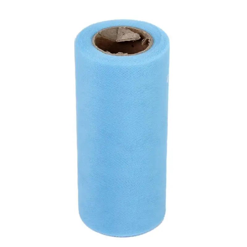 1 rotolo 22 m lungo 15 cm di larghezza bobina di tulle banchetto matrimonio fai da te tulle mestiere matrimonio tutu decorazione composizioni floreali