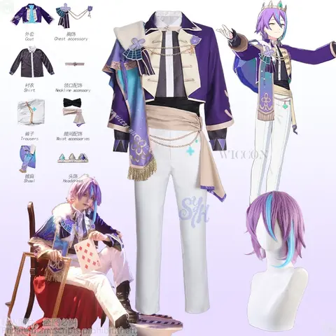 Moe Kamishiro Rui Game Project Sekai Cosplay Anime Costume Wonderlands×Showtime World Link Dark Idol Stage Uniform Halloween Y2K