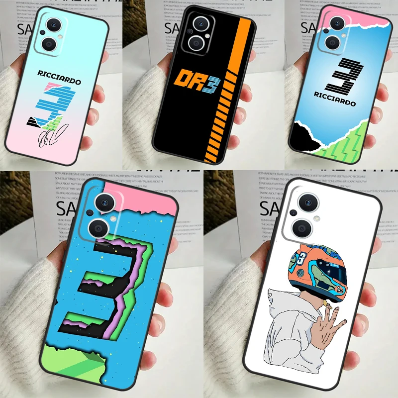 Daniel Ricciardo F1 Formula 1 Case For OPPO Reno 8 7 6 5 4 Lite 8T 5Z 4Z 10 11F OPPO Find X5 X6 Pro X2 Neo X3 Lite Cover