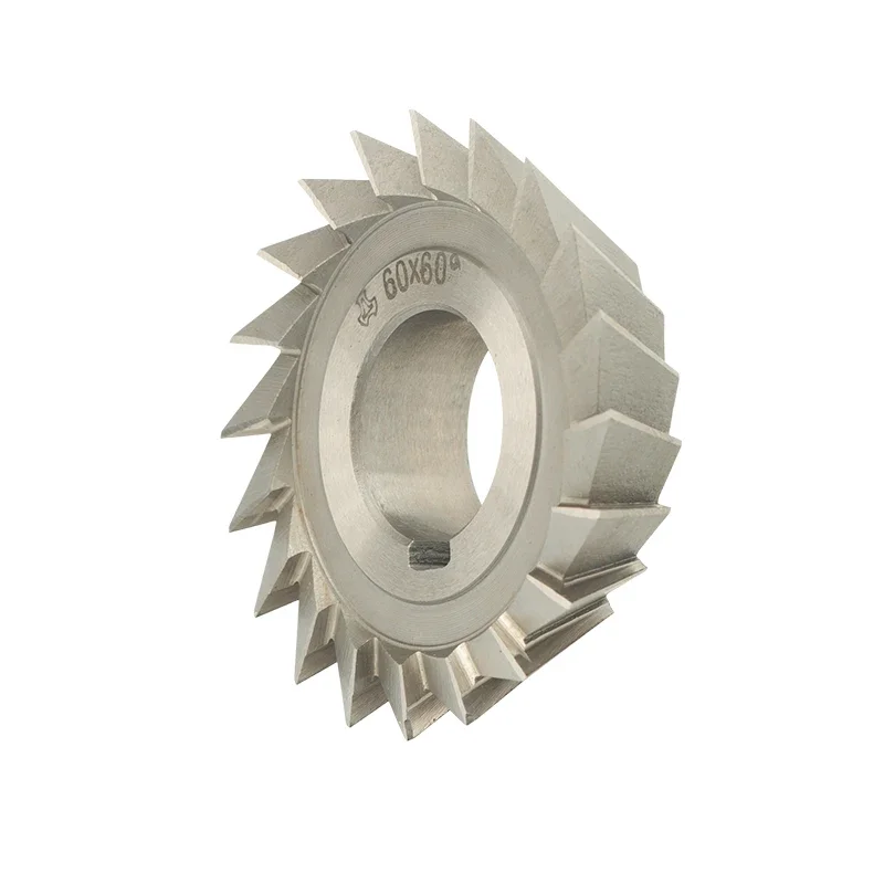 Single angle milling cutter high-speed steel M2 angle milling cutter diameter 60 75 80 90 100 x angle 30 45 60 75 90 degrees