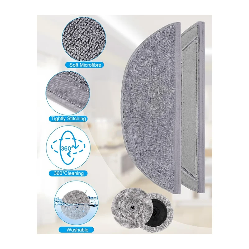 AT28-Untuk Aksesori Penyedot Debu Robot Ultra Roborock S8 Maxv: Sikat Utama, Tisu, Wiper Samping, Filter, Set Kantong Debu