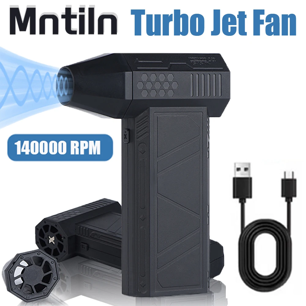 

140000 RPM Powerful Air Blower Turbo jet fan High Speed Duct Fan Mini Turbo Jet Fan Wind Speed 52m/s Brushless Motor 200W