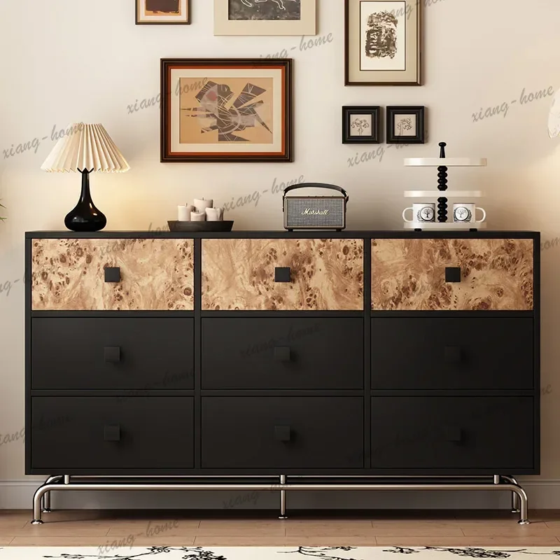 lsBeauty Large Capacity Living Room Cabinet Apartment Waterproof Storage Cabinet Easy Clean Wide Meuble Salon Home Furniture