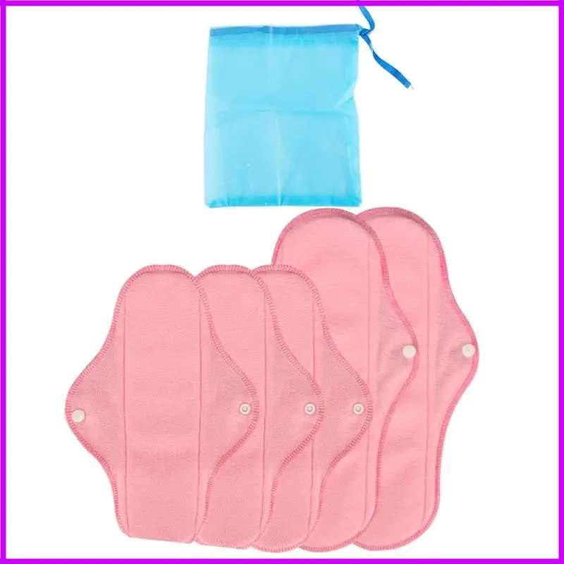 5-pecas-reutilizaveis-​​de-algodao-a-prova-vazamento-algodao