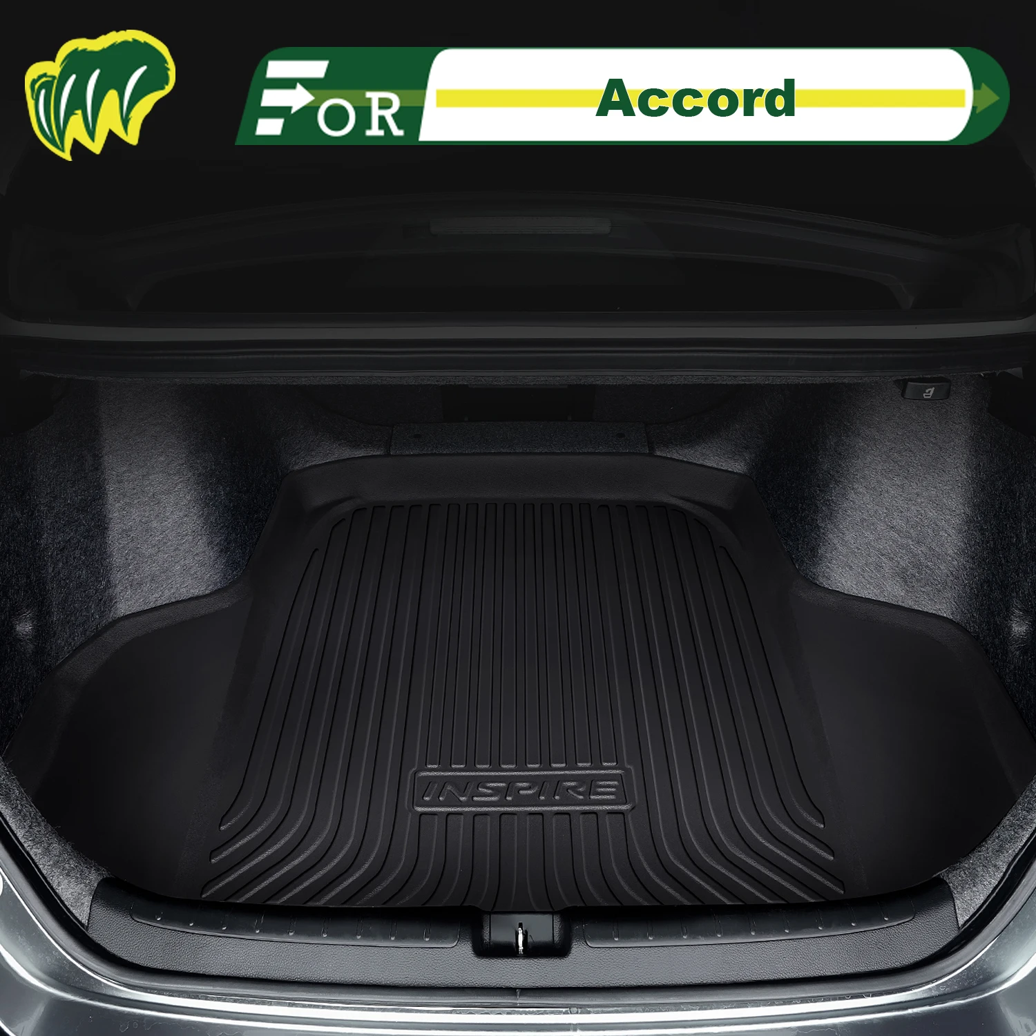 

For Honda Accord 8th 9th 10th 2002-2025 TPE Custom Fit Car Trunk Mat Mat 3D Shaped Trunk Liner Chair-back Protection Mat