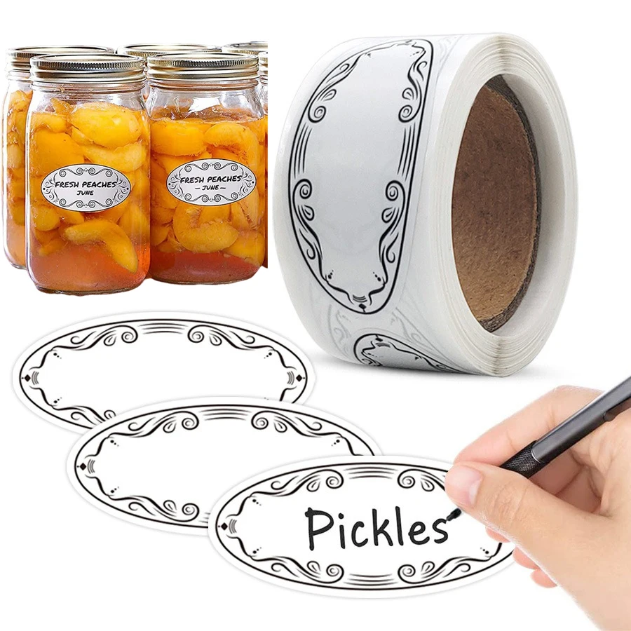 

150Pcs/Roll Beverages Fruits Vegetables Fridge&Freezer Storage Organizer Stickers Food Safe Date Catalog 1*2.25inch for Kitchen