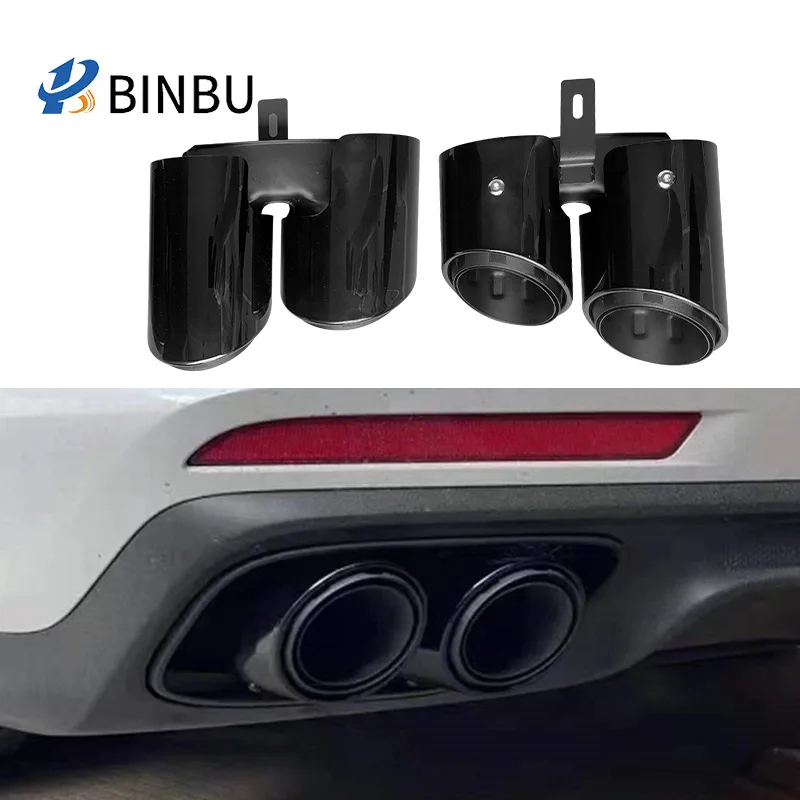 

Подходит для Porsche Panamera Vector Tail Throat Paramela 971, трехслойная автомобильная хвостовая насадка для выхлопной системы