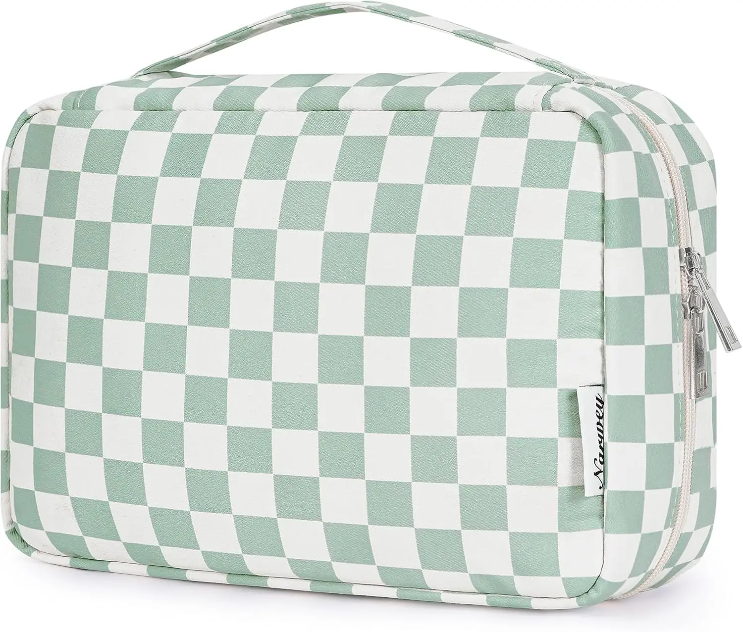 

Compact Hanging Travel Toiletry Bag for Women, Makeup Organizer Cosmetic Bag