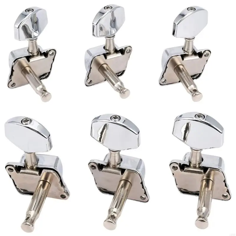 6lots Guitar Replacement Tuning Pegs Guitar Tuning Knobs Tuner Machine Head Electric Guitar Chord Knob for Accurate Adjustments