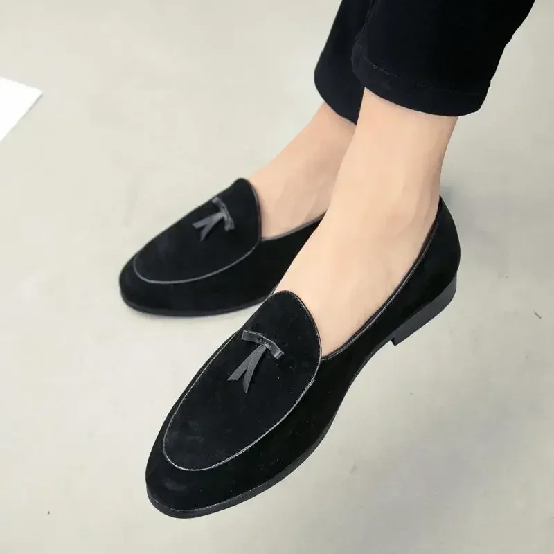 

Деловые туфли, Мокасины, Новые повседневные кожаные офисные туфли, черные туфли дерби