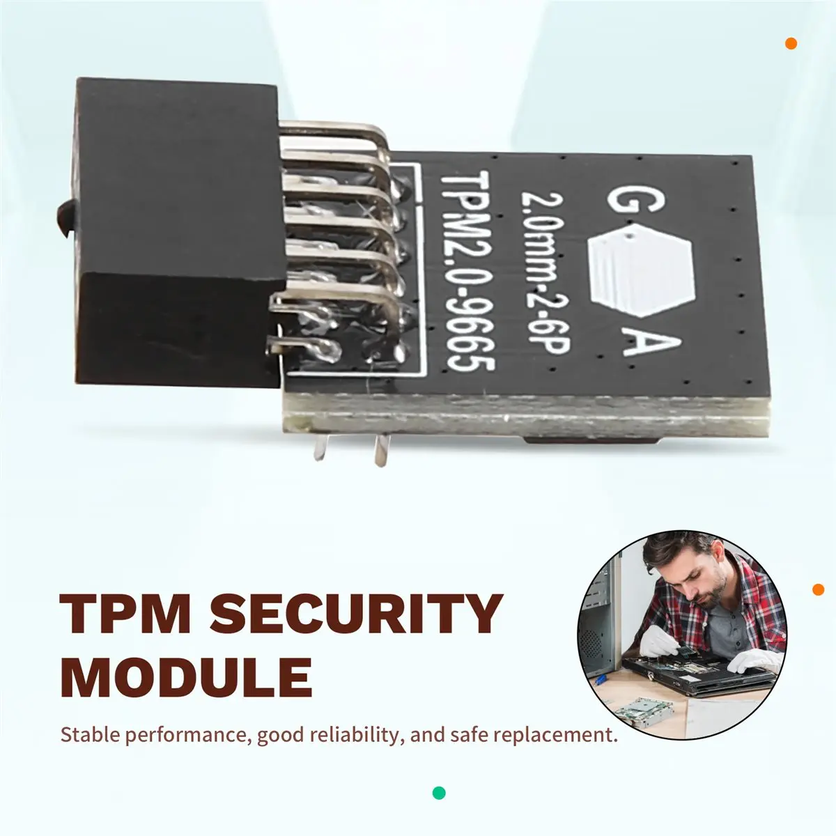 [VALUE PACK]TPM2.0 Module for 12 Pin LPC TPM Security Module LPC Module for Motherboard for Win11 Module