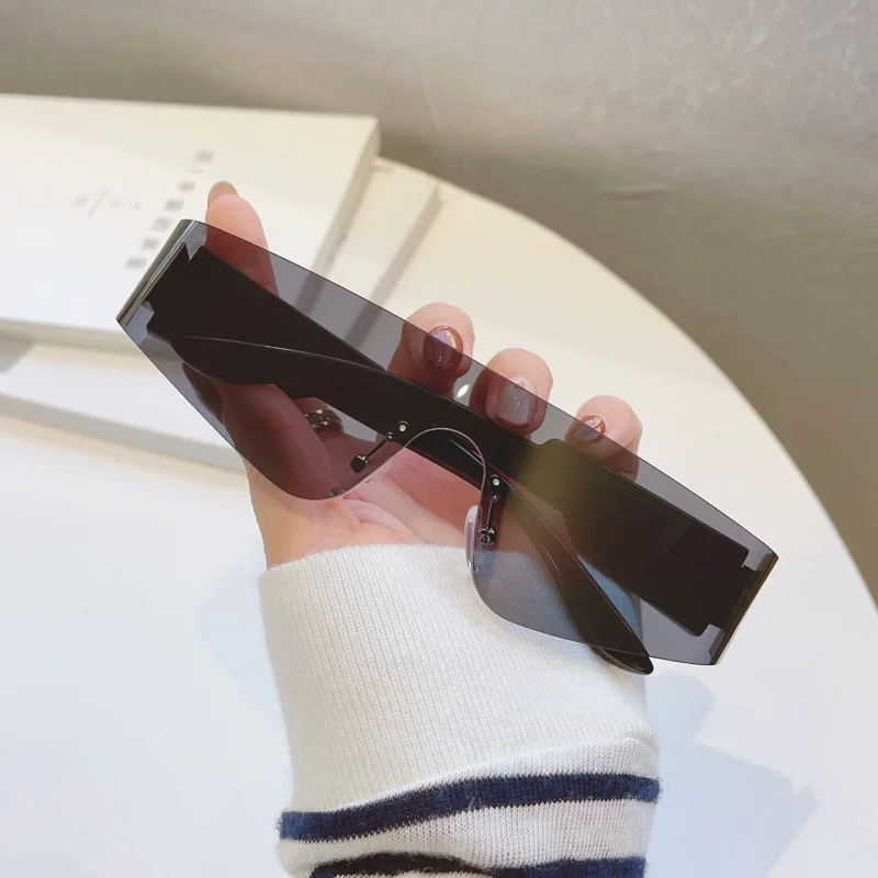 New Cycling Sports Steampunk Sunglasses Women Y2k Punk Goggle Designer Sun Glasses Men Silver Mirror Shades Fashion Eyewea