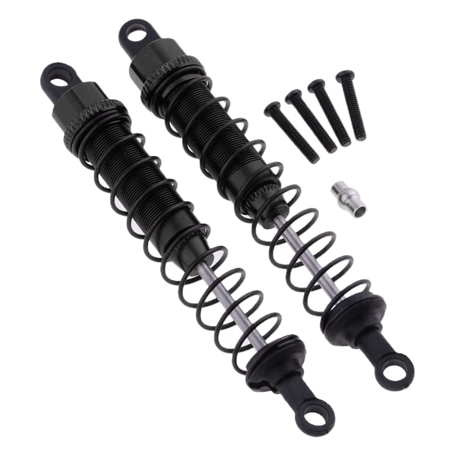 Rear Shock Absorber Damper Upgarde Parts for 1/12 WLtoys 12428 FY-03 Crawler - Black, 88mm