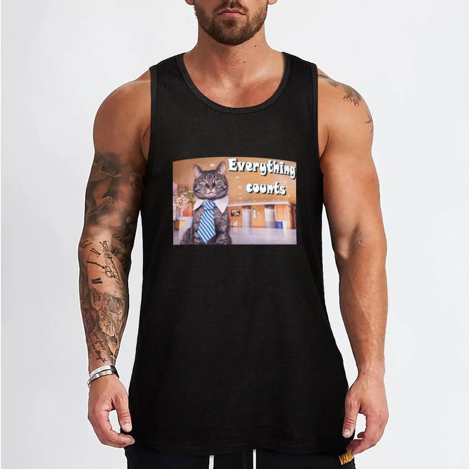 Everything counts Tank Top basketball clothing Gym T-shirts for men