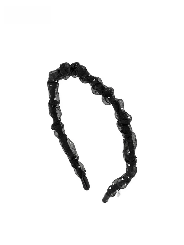 プリンセスフィールメッシュヘアバンド女性用スタイルライトベール韓国雰囲気小規模オーディエンスヘアアクセサリーファッショナブルなヘアバンド