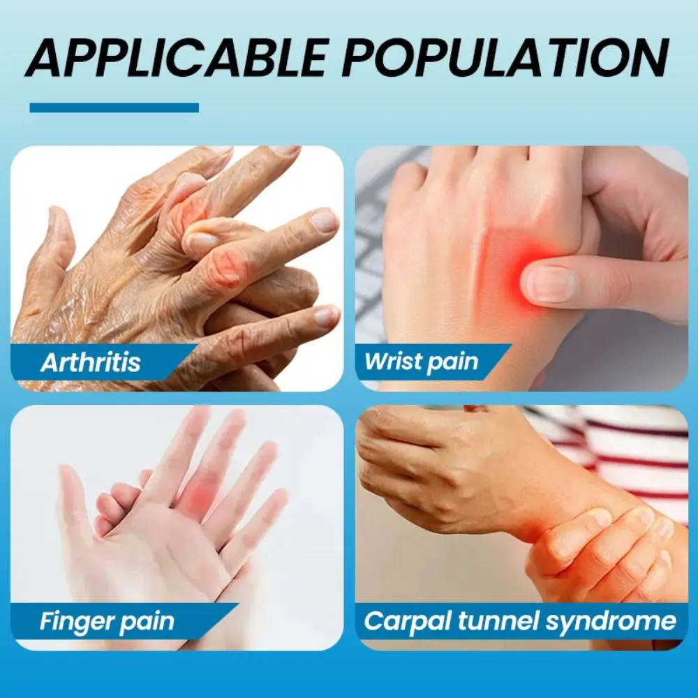 Silicone Finger Exerciser Elastic Anti-slip Finger Strength Trainer Physical Hand Grip Exerciser for Arthritis&Carpal Tunnel