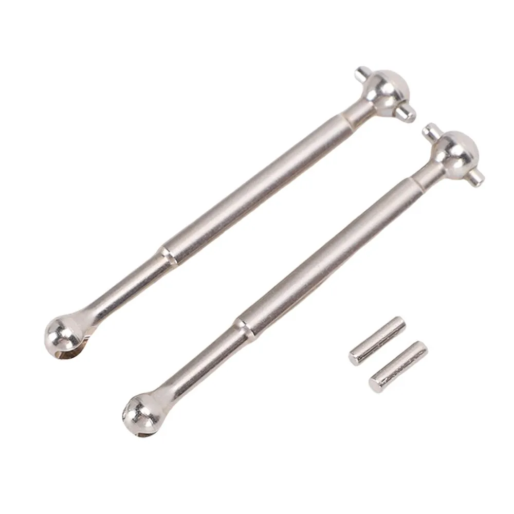 2Pcs/Set Steel Dog Bone Drive Shaft Robust Stable Performance Dog Bone Shafts for Haiboxing 3101A/3100A RC Car